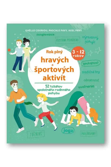 Ilustrácia detí zapojených do rôznych športových aktivít v škôlke