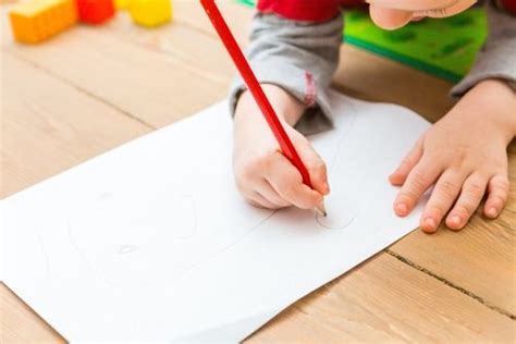 Ilustrácia správneho a nesprávneho držania ceruzky