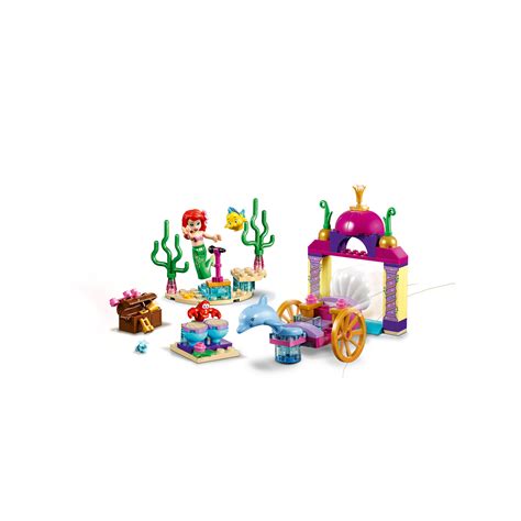 LEGO Juniors Arielin koncert pod vodou - scéna s pódiom a kočiarom