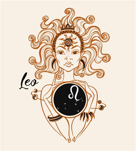 Ilustrácia ženy v znamení Škorpióna.