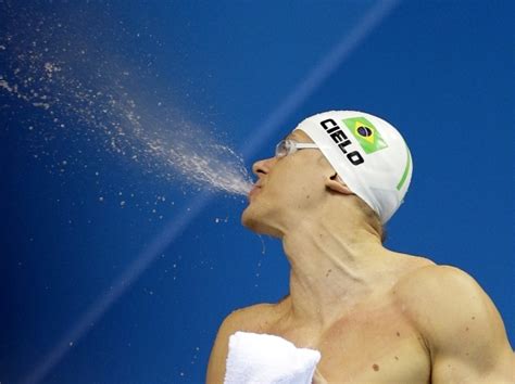 Michael Phelps počas pretekov na Olympiáde