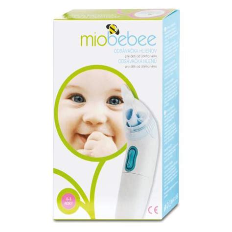 Detailný pohľad na elektrickú odsávačku hlienov Miobebee s nasadeným silikónovým nadstavcom.