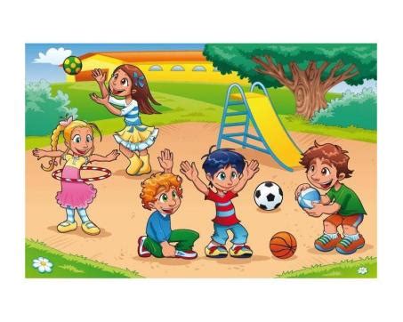 Deti hrajúce sa spolu s dospelým