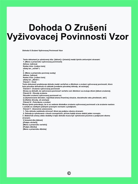 Infografika s právnymi formuláciami týkajúcimi sa vyživovacej povinnosti.