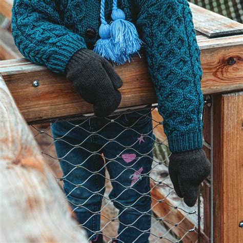 Ukážka rôzne zdobených detských palčiakov