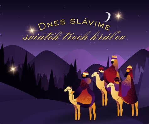 Ilustrácia mudrcov prinášajúcich dary novonarodenému Ježišovi.