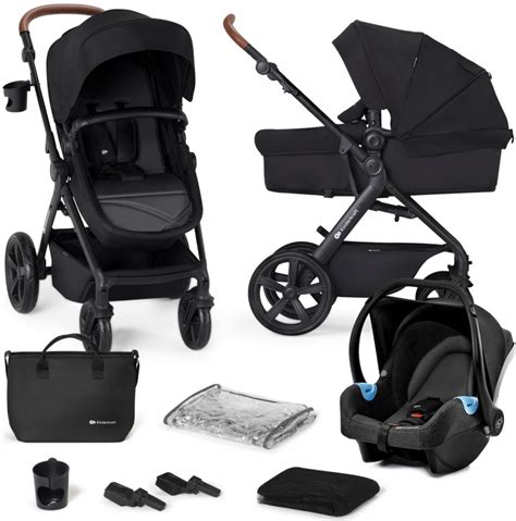 Multifunkčný kočík Kinderkraft Prime2 3v1 s detailmi jednotlivých nadstavieb