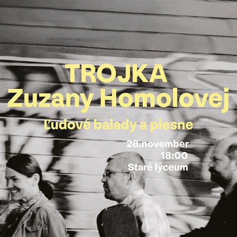 Archívna snímka speváčky Zuzany Homolovej.