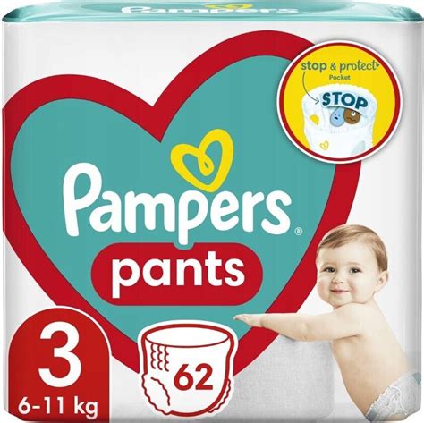 Ilustrácia balenia plienkových nohavičiek Pampers Pants veľkosť 6