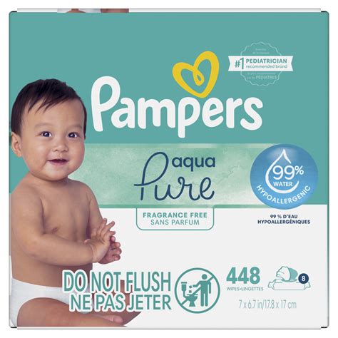 Schéma porovnávajúca zloženie Pampers Aqua Pure a Pampers Coconut Pure