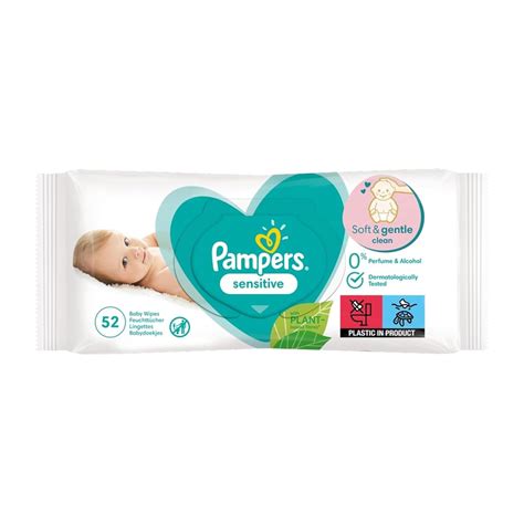 Ilustrácia jemnej textúry obrúskov Pampers Sensitive Soft Grip