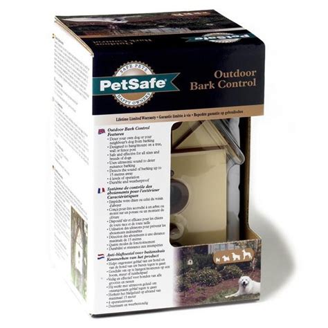 Statická ultrazvuková jednotka PetSafe® umiestnená na záhradnom plote