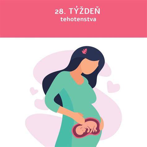 Ilustrácia ženy v 34. týždni tehotenstva, zobrazujúca rastúce bruško a možné nepohodlie.