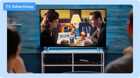 Ilustrácia detí obklopených rôznymi formami reklamy (TV, časopisy, online bannery)