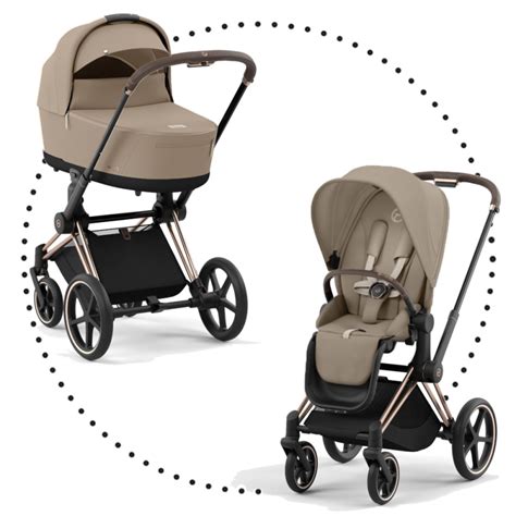 Detail kočíka Cybex Priam v rose gold farbe