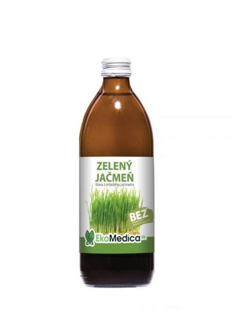 Zobrazenie chlorely a zeleného jačmeňa