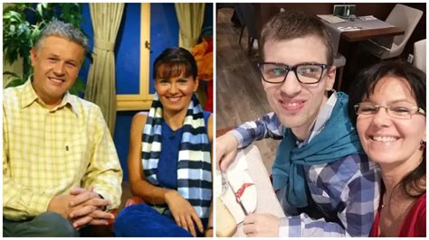 Andy Timková so synom Adamom