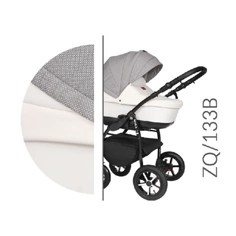 Detail hlbokej vaničky kočíka BABY-MERC Zipy Q s vnútorným polstrovaním.