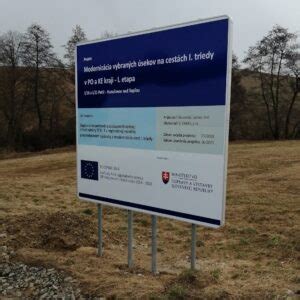 Ilustračná schéma umiestnenia kamier a informačných tabúľ