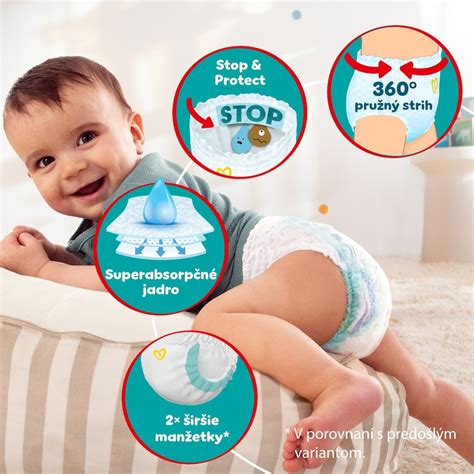 Ilustračná fotografia rôznych typov plienok Pampers.