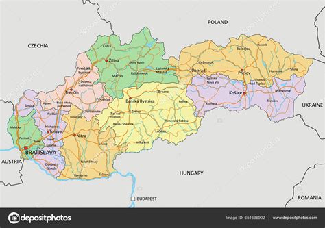 Mapa Slovenska s vyznačenými marginalizovanými rómskymi komunitami