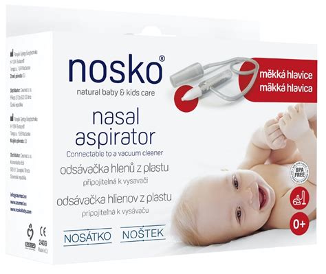 Detský nos s jemnou silikónovou špičkou odsávačky