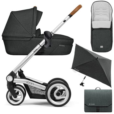 Ilustračná fotografia slnečnej clony na kočíku Mutsy iCon