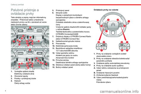 Detailné záber na volant a ovládacie prvky elektrického autíčka.