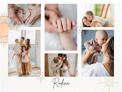 koláž fotografií známych slovenských osobností s deťmi