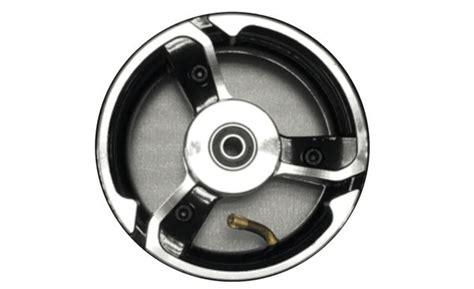 Schéma predného kolesa športového kočíka s možnosťou aretácie