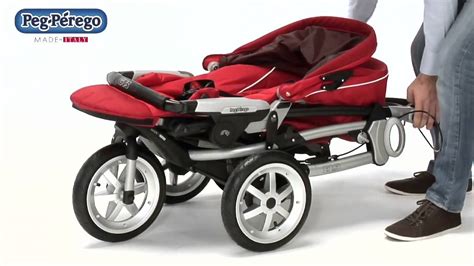 Detail predného kolesa s aretáciou a nafukovacieho odpruženia kočíka Peg Perego GT3
