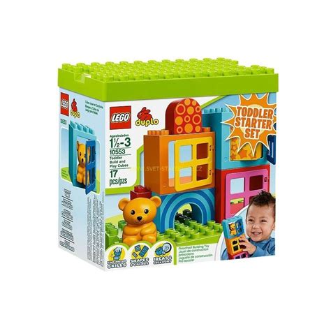 Koláž rôznych produktov LEGO® DUPLO® určených pre batoľatá.