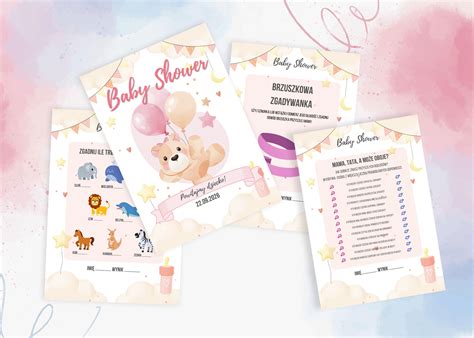 Ukážka rôznych hier a kreatívnych aktivít na Baby Shower