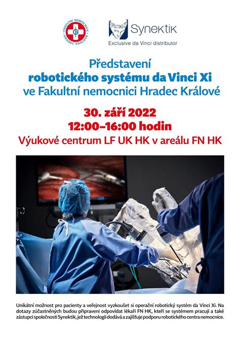 Schéma robotického chirurgického systému da Vinci Xi