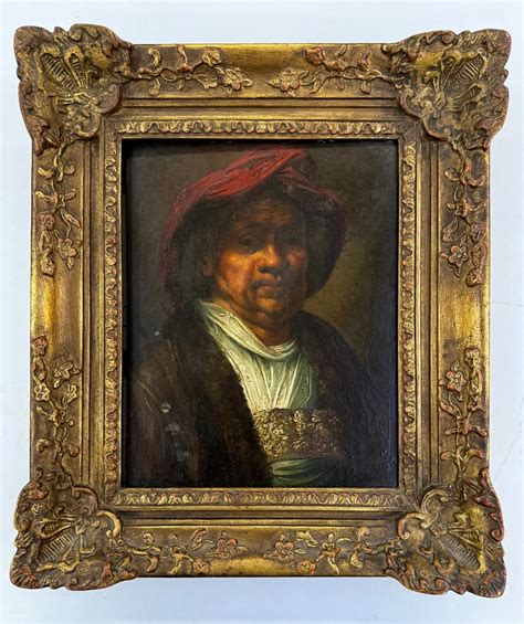 Portrét od Rembrandta s charakteristickým použitím svetla a tieňa