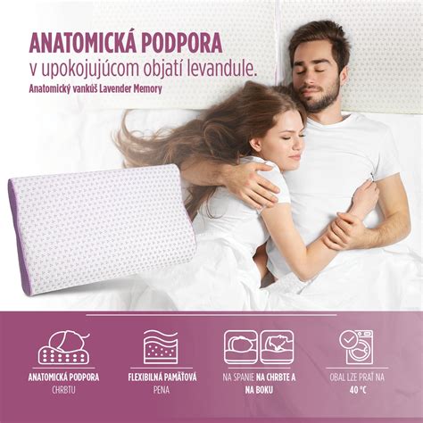Ilustračná fotografia ergonomického vankúša z pamäťovej peny s dôrazom na podporu krku a hlavy