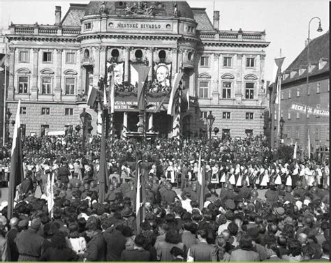 historická fotografia Veľkého Slavkovu z obdobia pred druhou svetovou vojnou