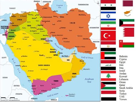 Mapa Blízkeho východu s vyznačenými regiónmi, kde pápež spomína konflikty