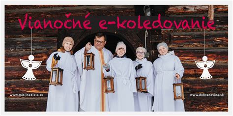 Ilustrácia znázorňujúca typické vianočné koledovanie
