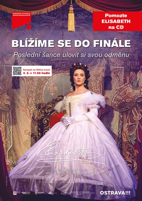 Plagát k muzikálu Elisabeth v Ostrave.