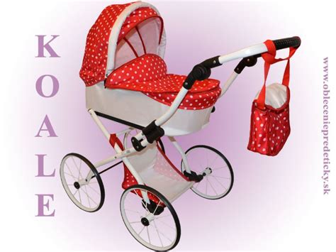 Ilustračná fotografia zobrazujúca rôzne typy kočíkov pre bábiky.