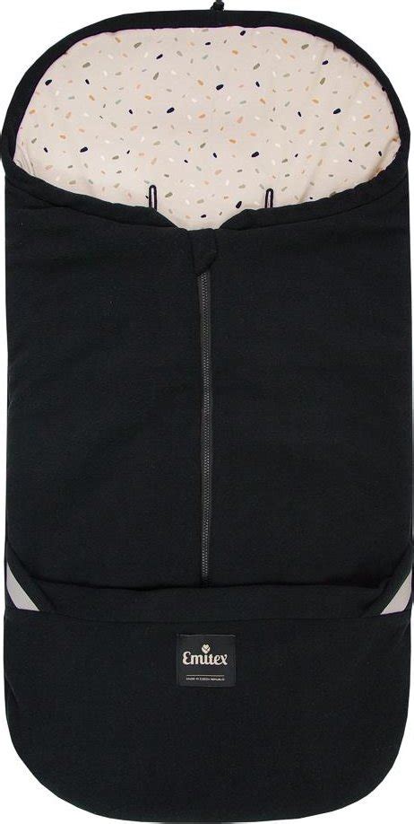 Detailné fotografie fusaku Emitex 2v1 s ukážkou rozopnutia a úpravy pre nožičky