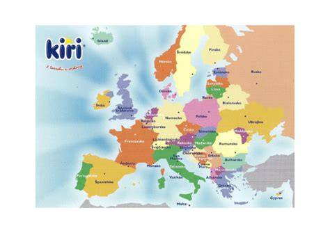 Mapa Európy s vyznačenými oblasťami s najvyšším výskytom ryšavých vlasov