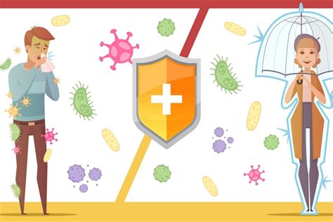 infografika znázorňujúca oslabený imunitný systém v tehotenstve