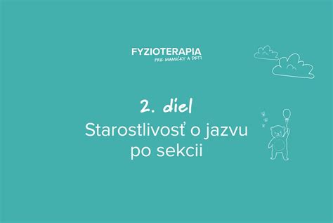 Infografika s tipmi na starostlivosť o jazvu po cisárskom reze