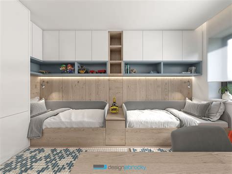 Detská izba s nízkou postieľkou a čítacím kútikom