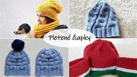 Ukážka pletenia čiapky na klasických ihliciach s detailom patentu a hladkého vzoru