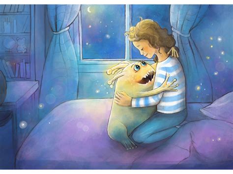 Ilustrácia dieťaťa držiacho obľúbenú hračku