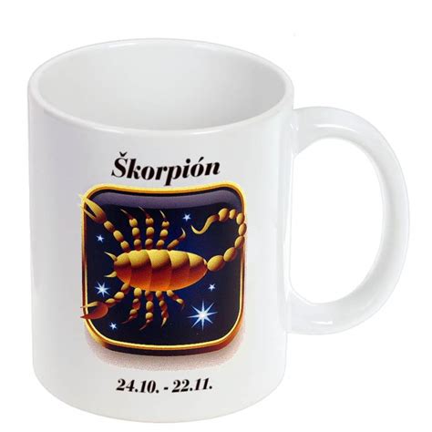 Infografika s kľúčovými vlastnosťami znamenia Škorpión