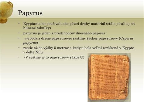 Staroveký egyptský papyrus znázorňujúci lekárske recepty.